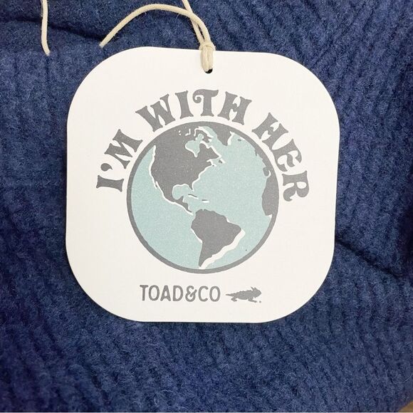 NWT Toad & Co Wiggins Wool Sweater Dress Women’s Size Small Navy Blue Active NEW - Picture 7 of 11